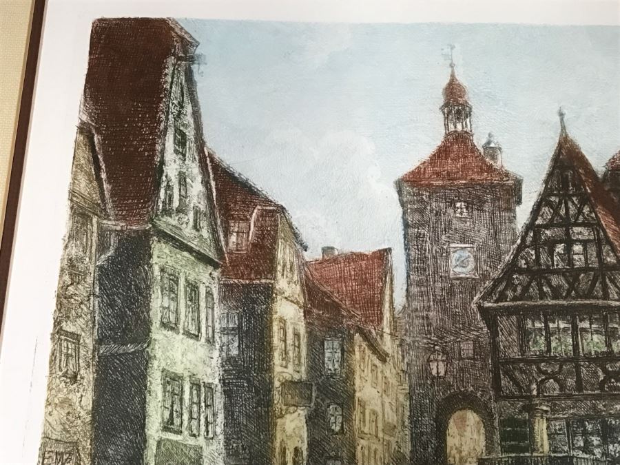 Rothenburg Ob Der Tauber Print Framed [Photo 9]