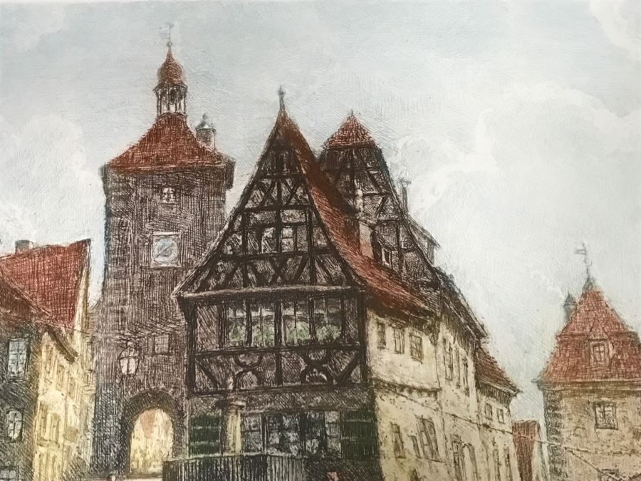 Rothenburg Ob Der Tauber Print Framed [Photo 10]