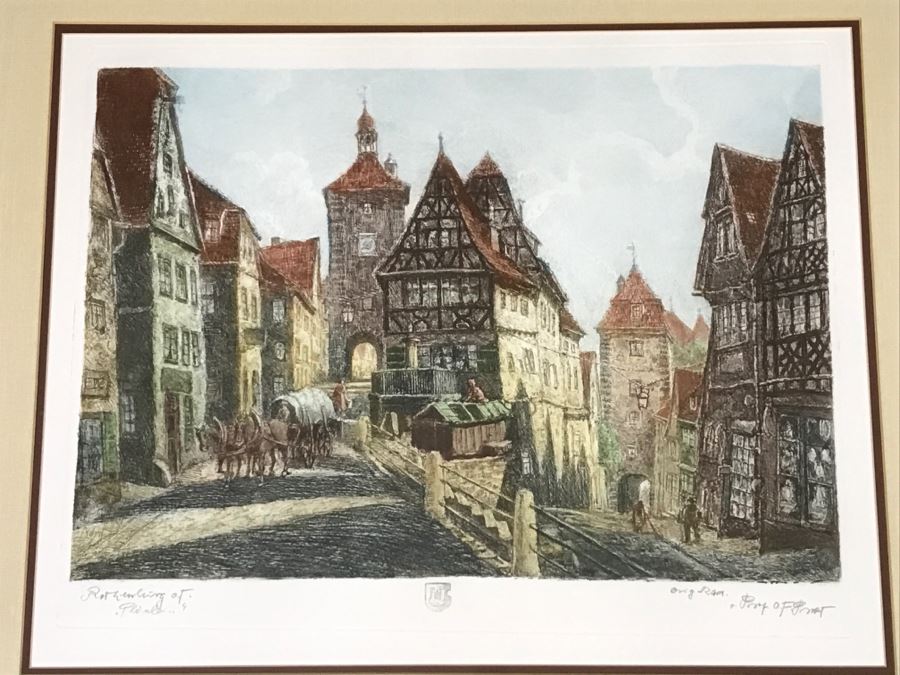 Rothenburg Ob Der Tauber Print Framed [Photo 1]