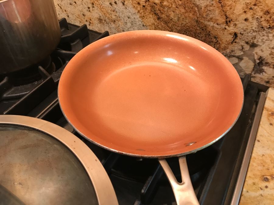 Lot Of Nice Pots And Skillets Including All-Clad, Calphalon, Revere Ware And A 10 1/2' Cast Iron Skillet - See All Photos [Photo 7]