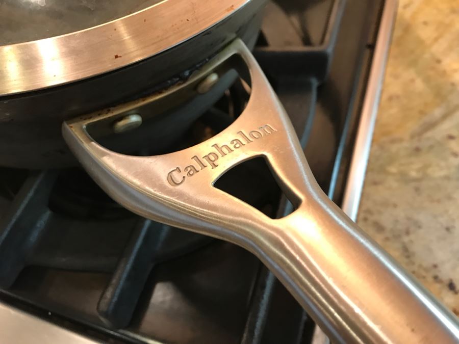 Lot Of Nice Pots And Skillets Including All-Clad, Calphalon, Revere Ware And A 10 1/2' Cast Iron Skillet - See All Photos [Photo 4]
