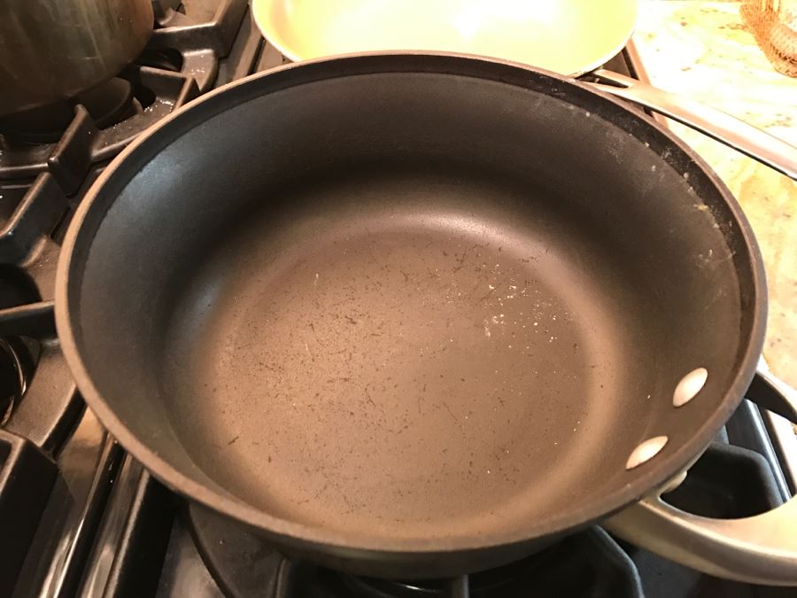 Lot Of Nice Pots And Skillets Including All-Clad, Calphalon, Revere Ware And A 10 1/2' Cast Iron Skillet - See All Photos [Photo 6]