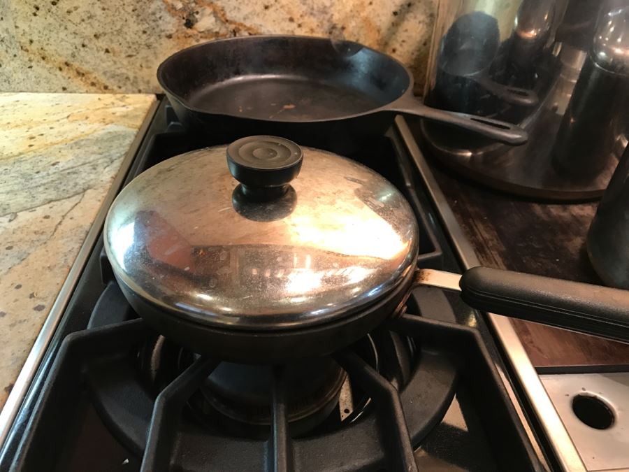 Lot Of Nice Pots And Skillets Including All-Clad, Calphalon, Revere Ware And A 10 1/2' Cast Iron Skillet - See All Photos [Photo 17]