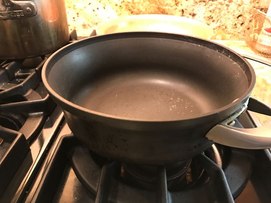 Lot Of Nice Pots And Skillets Including All-Clad, Calphalon, Revere Ware And A 10 1/2' Cast Iron Skillet - See All Photos [Photo 5]
