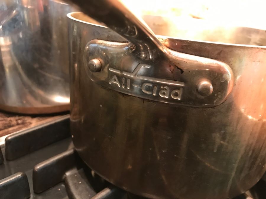 Lot Of Nice Pots And Skillets Including All-Clad, Calphalon, Revere Ware And A 10 1/2' Cast Iron Skillet - See All Photos [Photo 11]