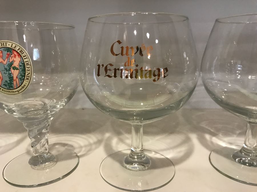 Various European Stemware Advertising Glasses [Photo 6]