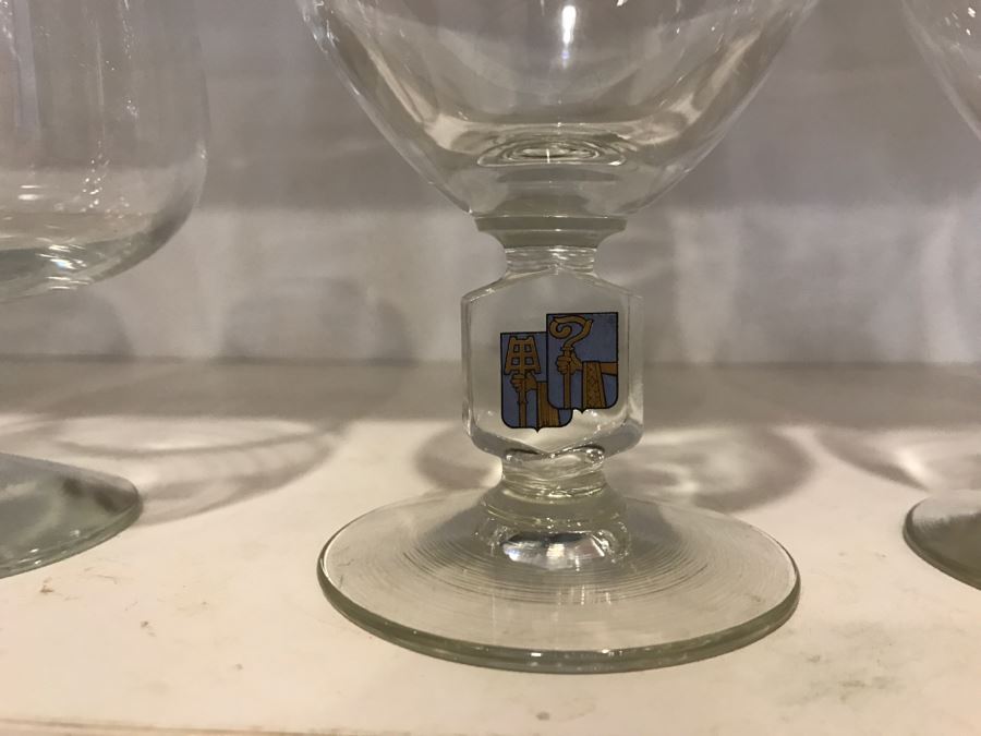 Various European Stemware Advertising Glasses [Photo 14]