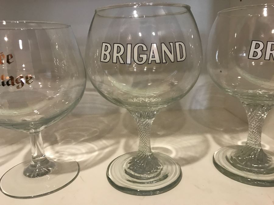 Various European Stemware Advertising Glasses [Photo 7]