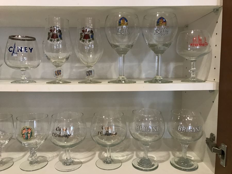 Various European Stemware Advertising Glasses [Photo 3]