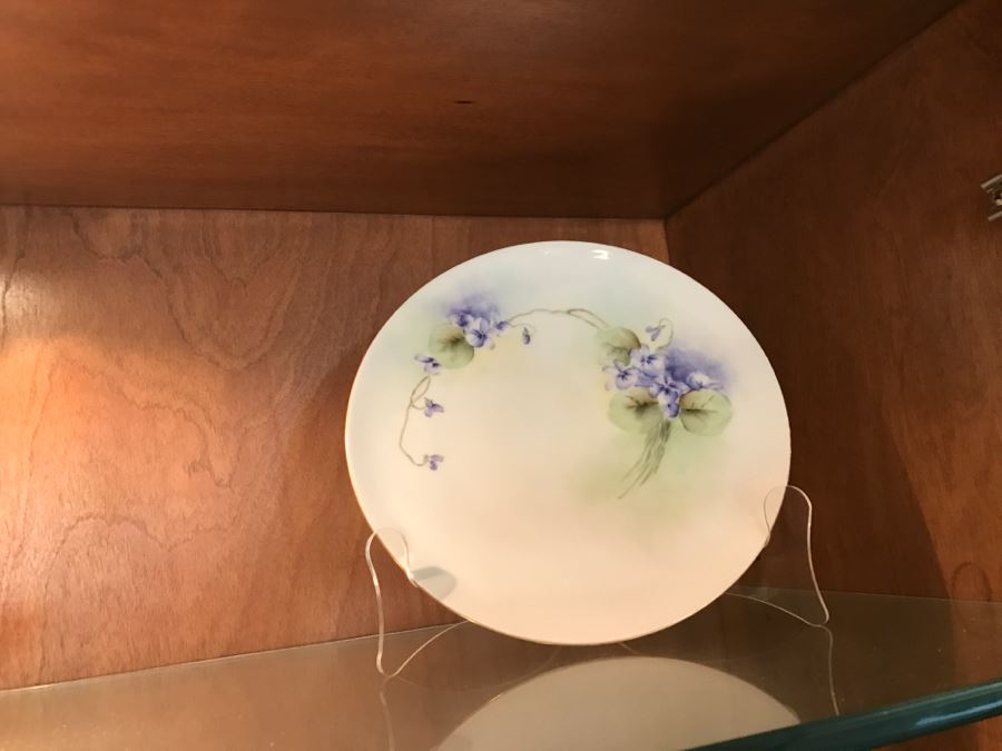 Various Items Photographed Including Dog Nut Cracker, Various Stemware, Glassware And China With Display Stands [Photo 16]