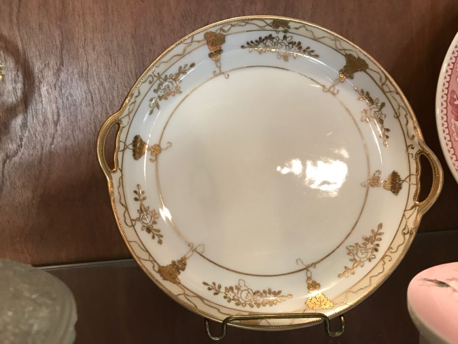 Various Items Photographed Including Dog Nut Cracker, Various Stemware, Glassware And China With Display Stands [Photo 8]