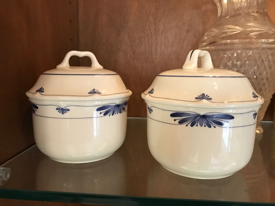 Various Items Photographed Including China, Glassware, Serving Items, Depression Glasses, Hurricanes, Candle Holders And More [Photo 2]