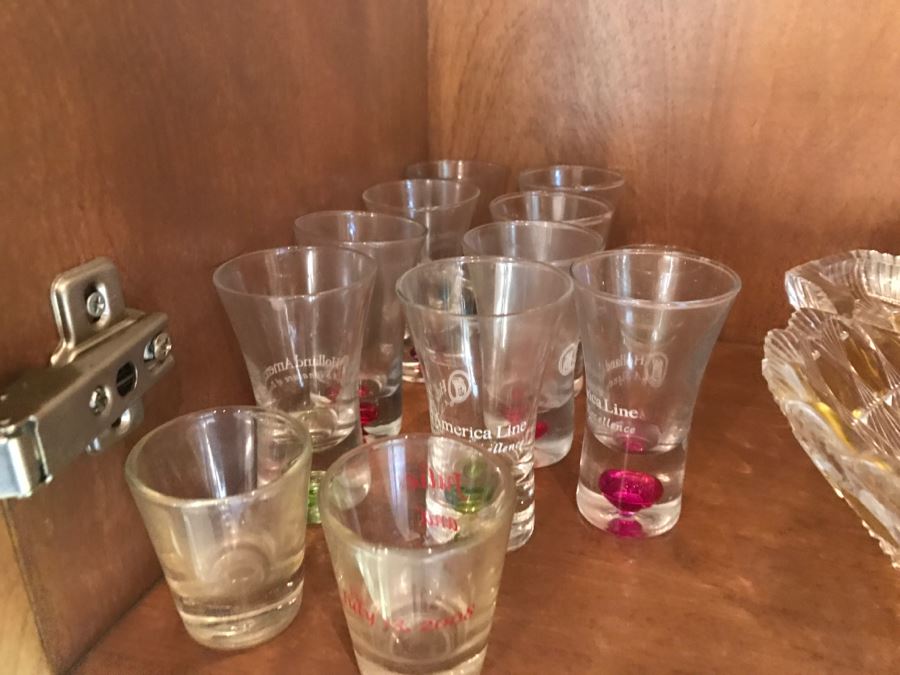 Various Items Photographed Including China, Glassware, Serving Items, Depression Glasses, Hurricanes, Candle Holders And More [Photo 11]