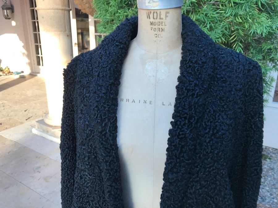 Teitelbaum Furs Beverly Hills Black Persian Lamb Coat Appraised In 1985 For $1,000 - From Furrier To The Stars Al Teitelbaum [Photo 5]