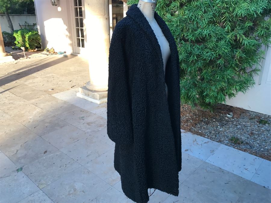 Teitelbaum Furs Beverly Hills Black Persian Lamb Coat Appraised In 1985 For $1,000 - From Furrier To The Stars Al Teitelbaum [Photo 10]