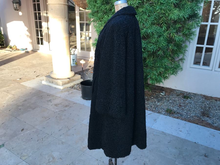 Teitelbaum Furs Beverly Hills Black Persian Lamb Coat Appraised In 1985 For $1,000 - From Furrier To The Stars Al Teitelbaum [Photo 7]