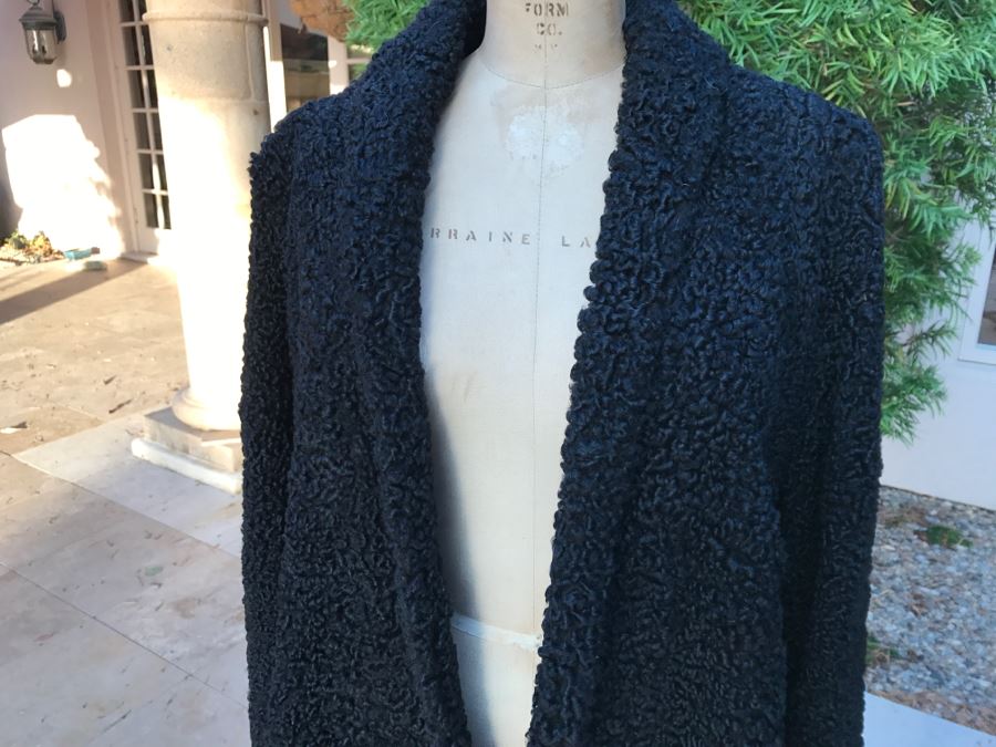 Teitelbaum Furs Beverly Hills Black Persian Lamb Coat Appraised In 1985 For $1,000 - From Furrier To The Stars Al Teitelbaum [Photo 6]