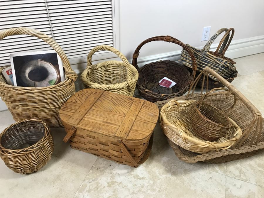 Huge Vintage Basket Lot [Photo 2]