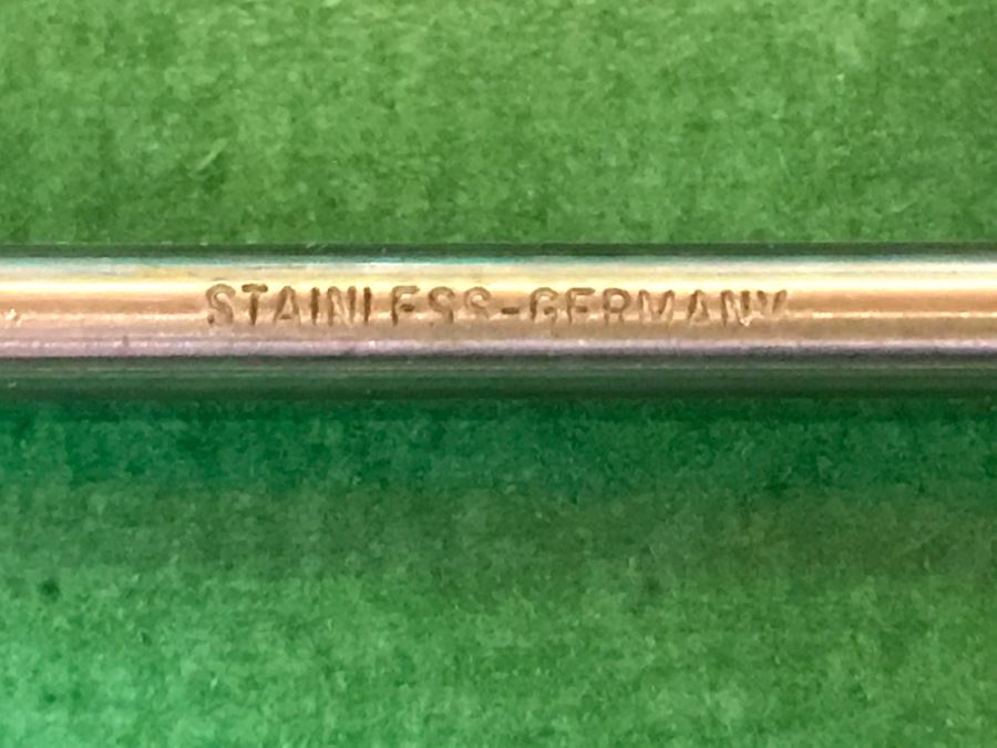 Mid Century Fondue Set Cathrineholm Ltd With Fondue Forks With Teak Handles From Germany [Photo 4]