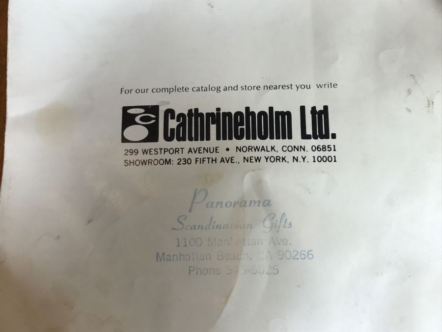 Mid Century Fondue Set Cathrineholm Ltd With Fondue Forks With Teak Handles From Germany [Photo 10]