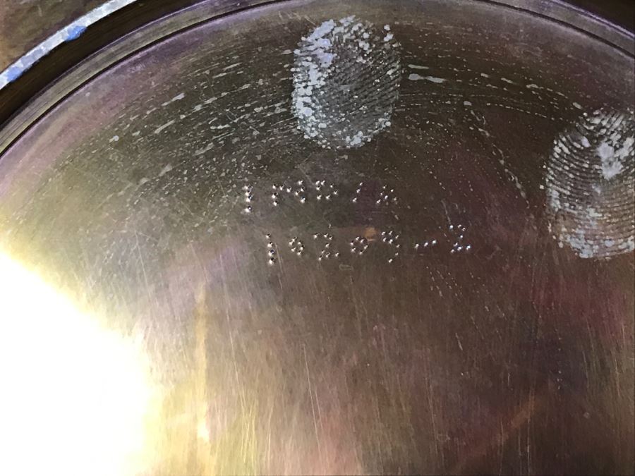 Chased Brass Bowl From India And Reed & Barton Silverplate Hotel Silver Teapot From Merchants Hotel [Photo 9]