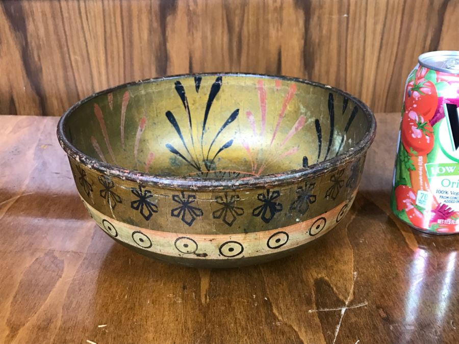 Old German Hand Painted Bowl [Photo 4]
