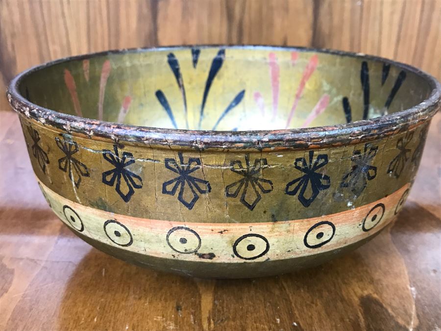 Old German Hand Painted Bowl [Photo 1]