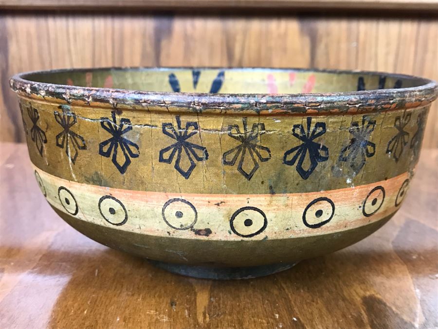 Old German Hand Painted Bowl [Photo 3]