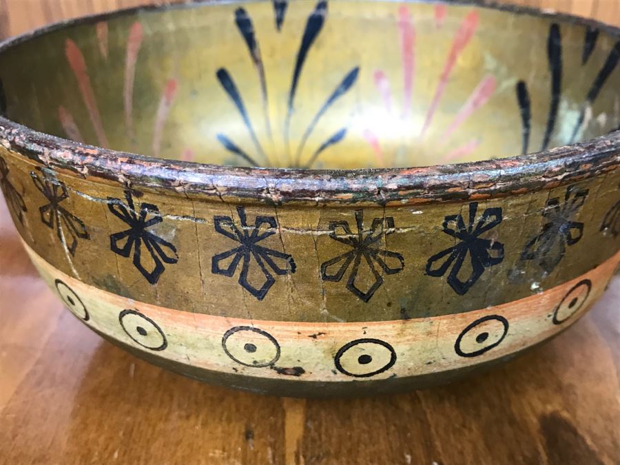 Old German Hand Painted Bowl [Photo 8]