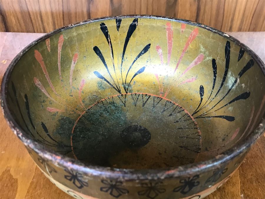 Old German Hand Painted Bowl [Photo 5]