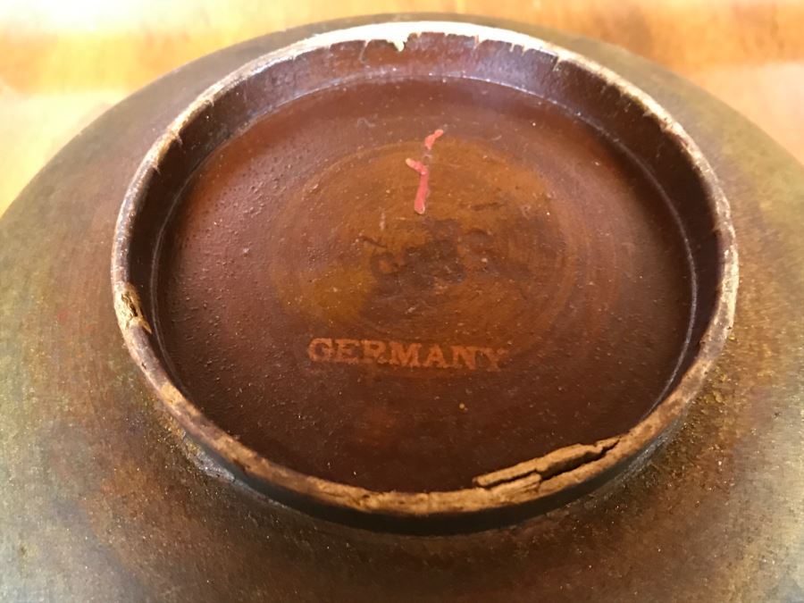 Old German Hand Painted Bowl [Photo 10]