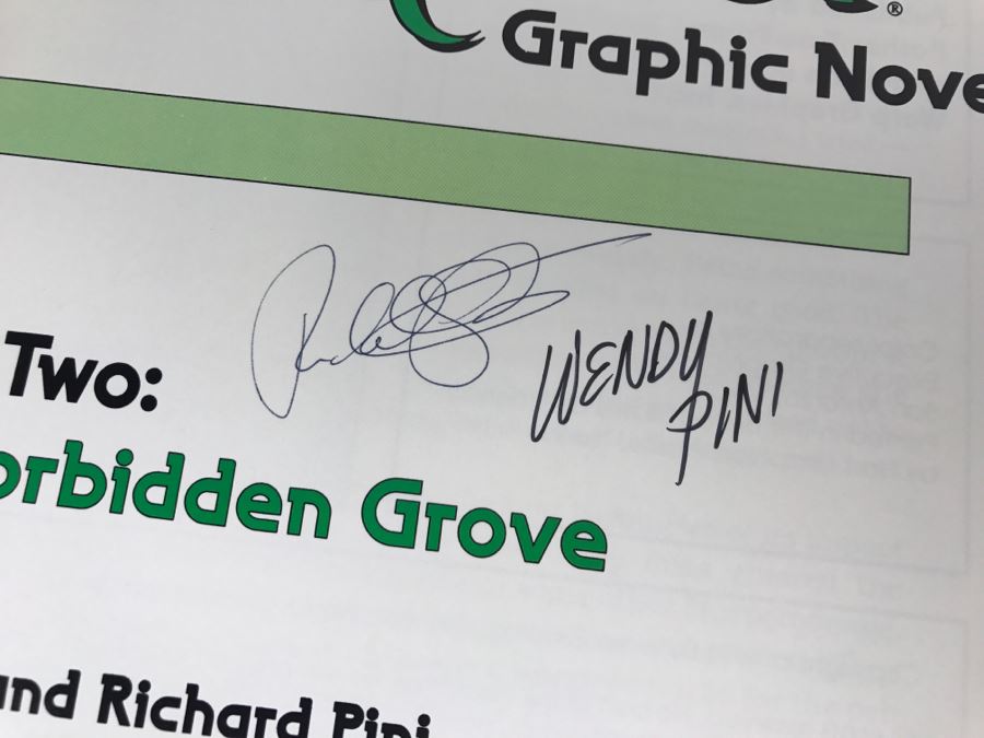 Signed First Printing 1988 The Complete Elfquest Graphic Novel Book Two: The Forbidden Grove Signed By Richard Pini And Wendy Pini [Photo 3]