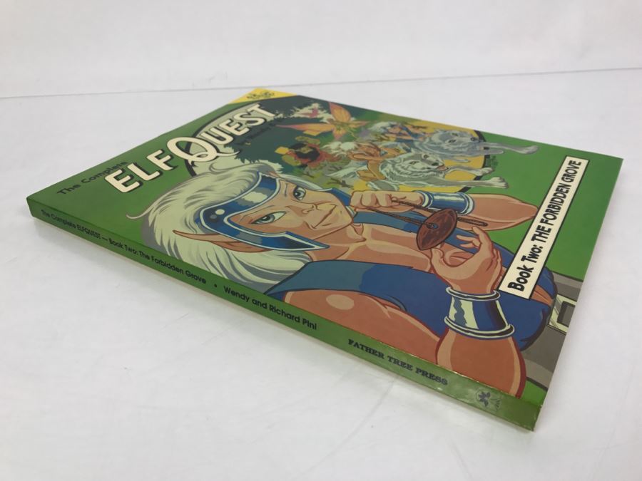 Signed First Printing 1988 The Complete Elfquest Graphic Novel Book Two: The Forbidden Grove Signed By Richard Pini And Wendy Pini [Photo 5]