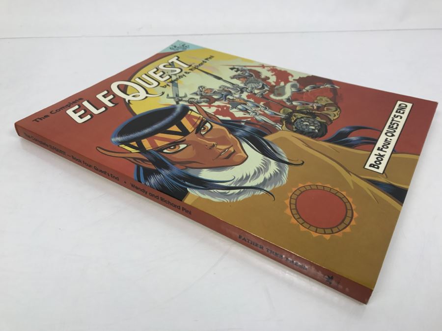 Signed First Printing 1988 The Complete Elfquest Graphic Novel Book Four: Quest's End Signed By Richard Pini And Wendy Pini [Photo 3]