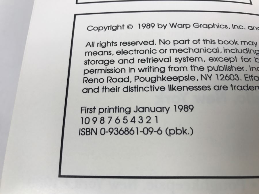 Signed First Printing 1988 The Complete Elfquest Graphic Novel Book Four: Quest's End Signed By Richard Pini And Wendy Pini [Photo 8]