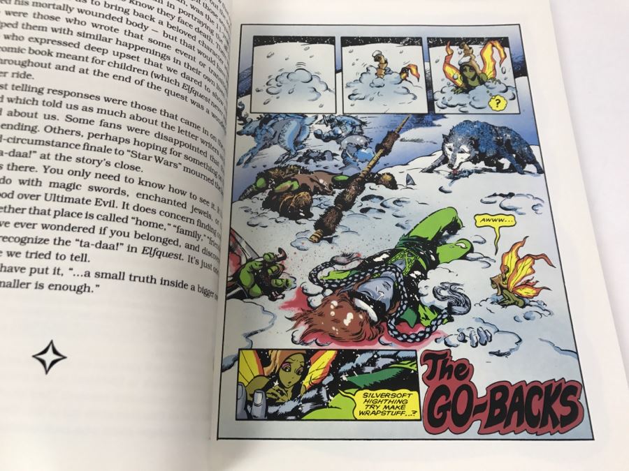 Signed First Printing 1988 The Complete Elfquest Graphic Novel Book Four: Quest's End Signed By Richard Pini And Wendy Pini [Photo 9]