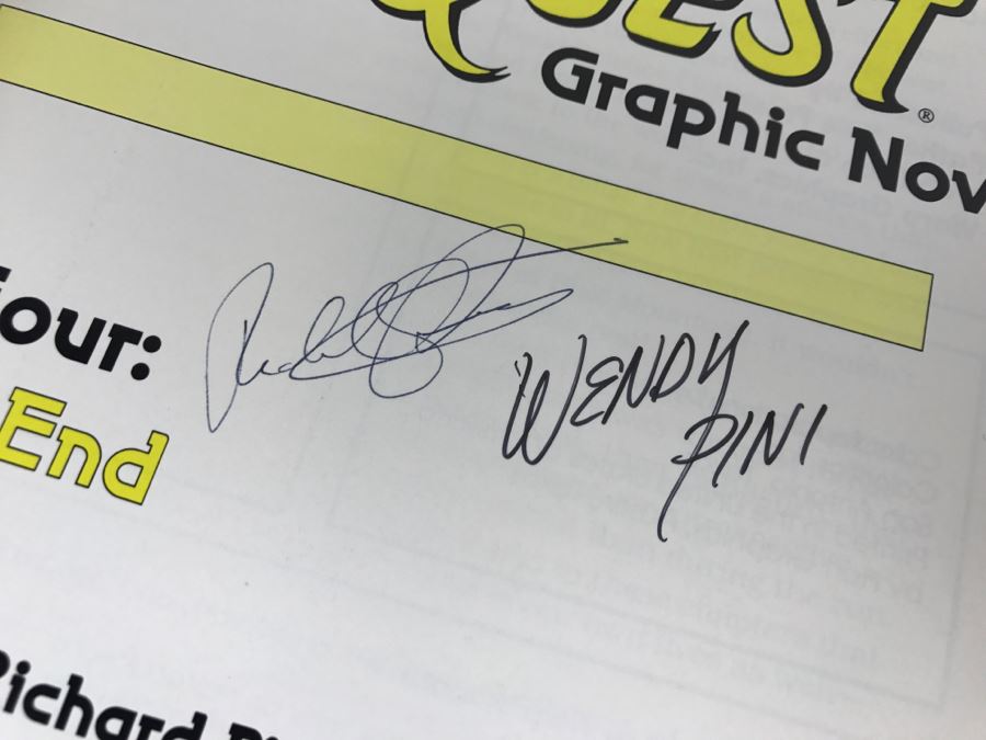 Signed First Printing 1988 The Complete Elfquest Graphic Novel Book Four: Quest's End Signed By Richard Pini And Wendy Pini [Photo 6]