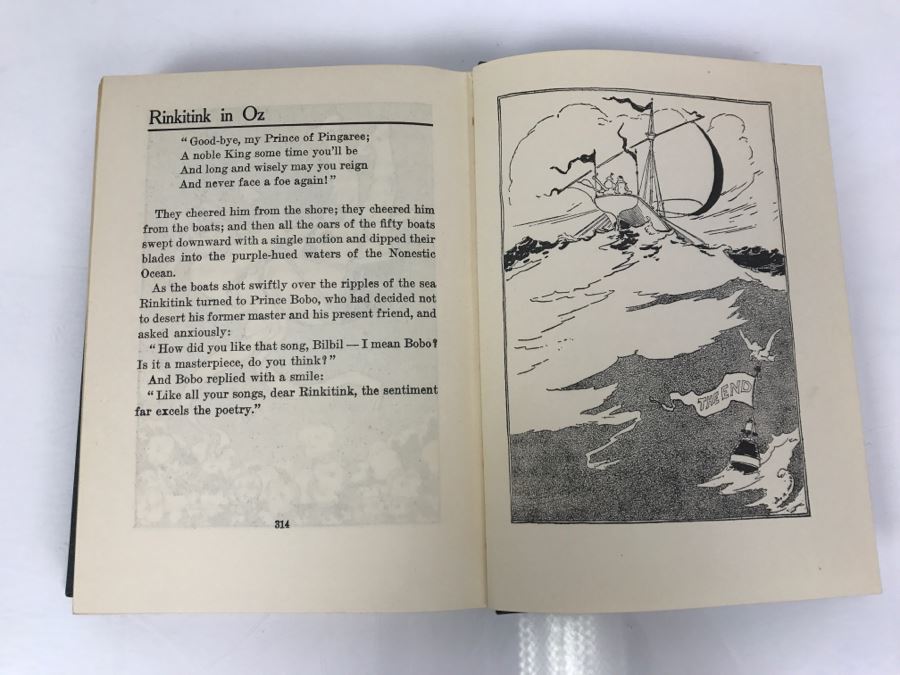 Hardcover Book Rinkitink In Oz By L. Frank Baum The Reilly & Lee Co. [Photo 11]