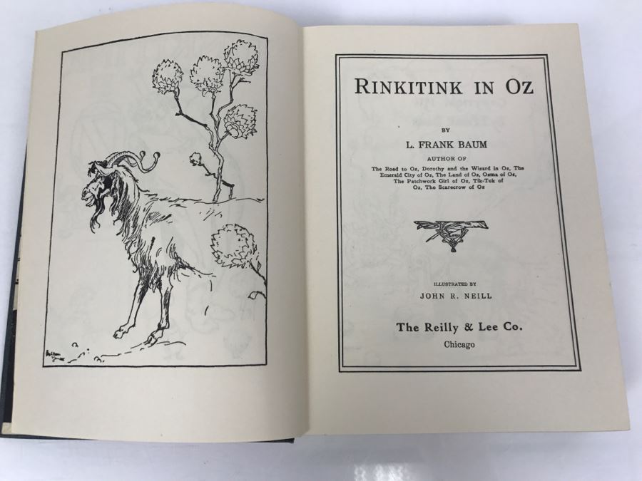 Hardcover Book Rinkitink In Oz By L. Frank Baum The Reilly & Lee Co. [Photo 7]
