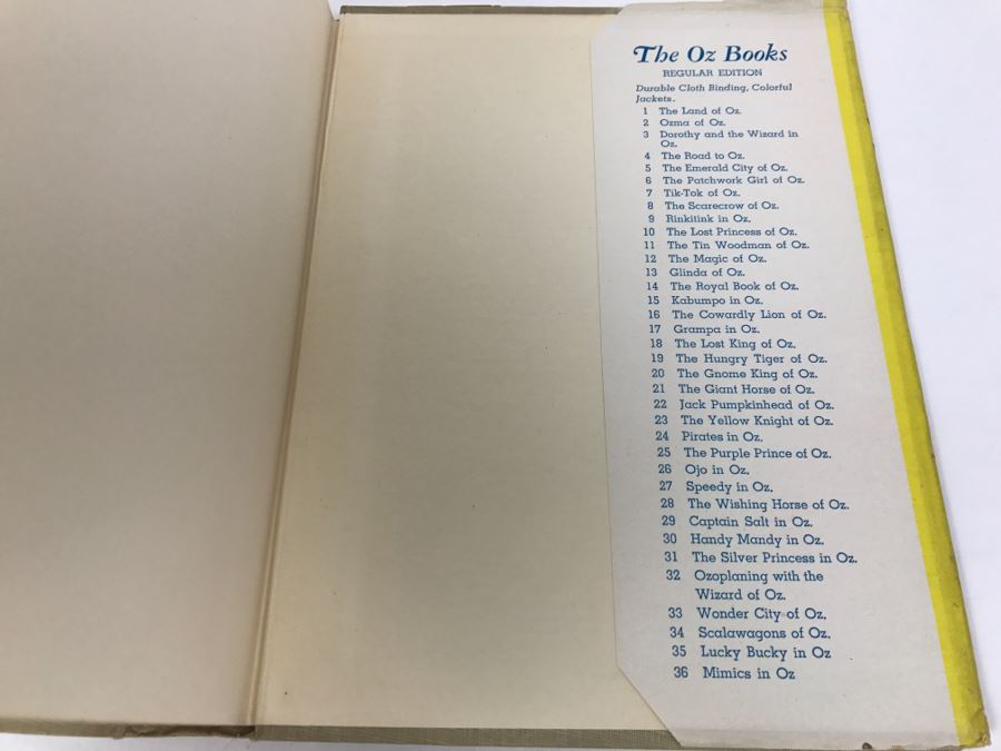 Vintage Hardcover Book Pirates In Oz By Ruth Plumly Thompson Reilly & Lee [Photo 17]