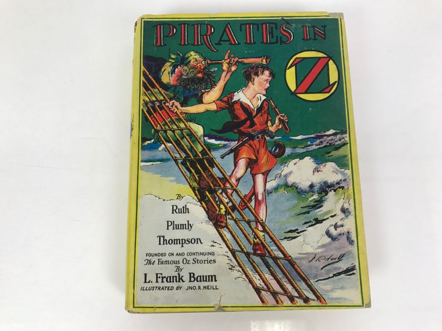 Vintage Hardcover Book Pirates In Oz By Ruth Plumly Thompson Reilly & Lee [Photo 3]