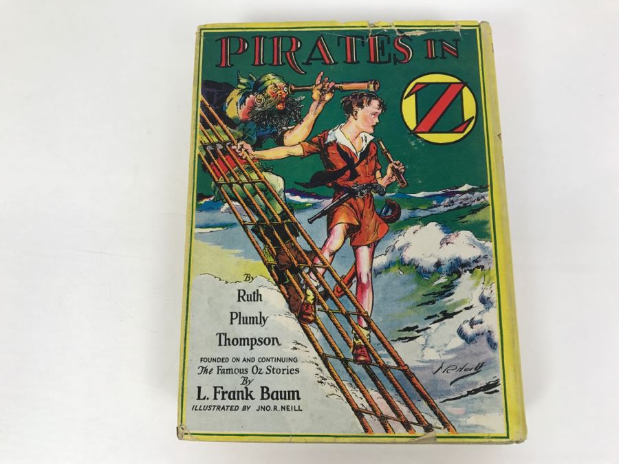 Vintage Hardcover Book Pirates In Oz By Ruth Plumly Thompson Reilly & Lee [Photo 5]