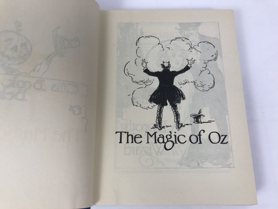 Vintage Hardcover Book The Magic Of Oz By L Frank Baum Reilly & Lee Co