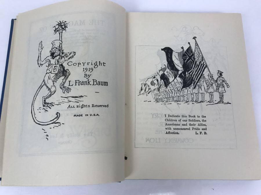 Vintage Hardcover Book The Magic Of Oz By L Frank Baum Reilly & Lee Co [Photo 7]