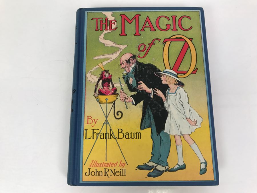 Vintage Hardcover Book The Magic Of Oz By L Frank Baum Reilly & Lee Co [Photo 1]