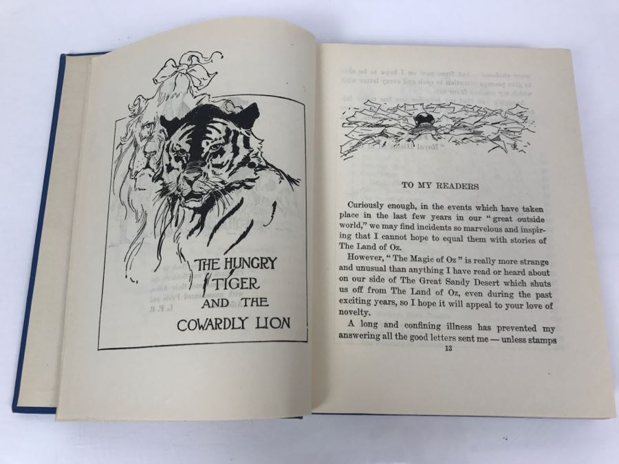 Vintage Hardcover Book The Magic Of Oz By L Frank Baum Reilly & Lee Co [Photo 9]