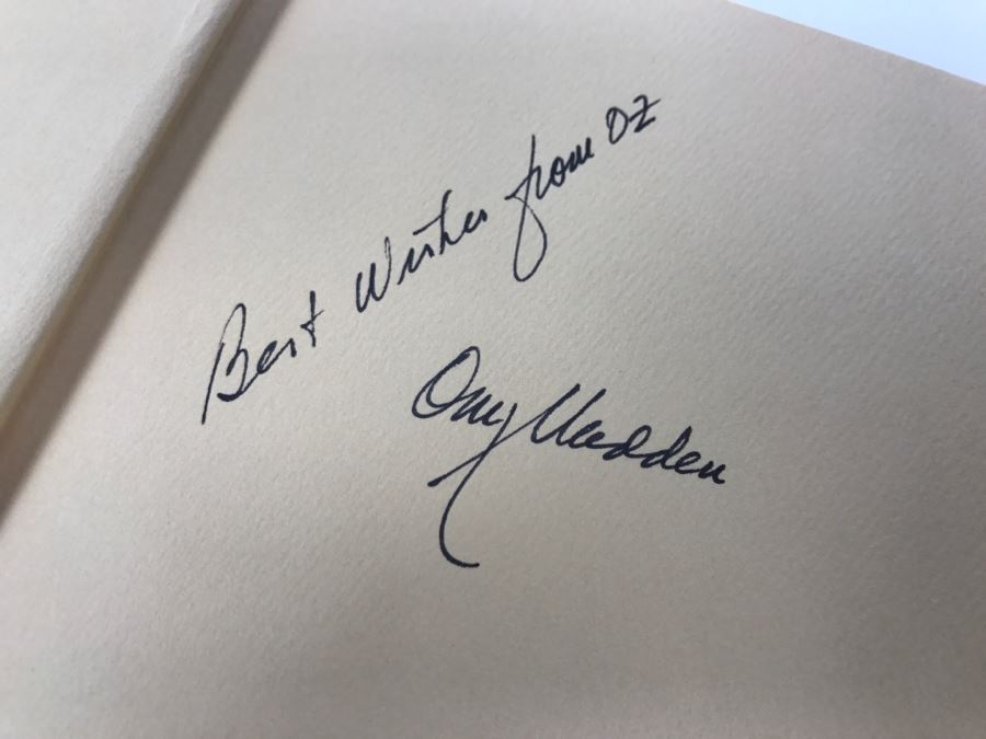 Signed First Printing Hardcover Book The Mysterious Chronicles Of OZ Or The Travels Of Ozma And The Sawhorse By Onyx Madden [Photo 5]