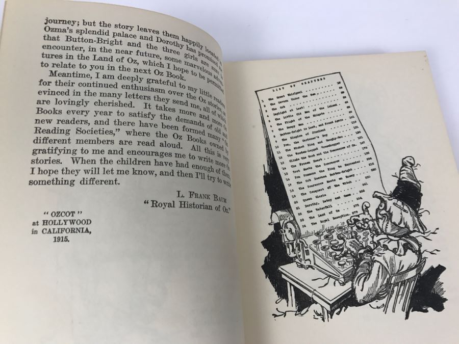 Vintage Hardcover Book The Scarecrow Of Oz By L. Frank Baum The Reilly & Lee Co. [Photo 11]