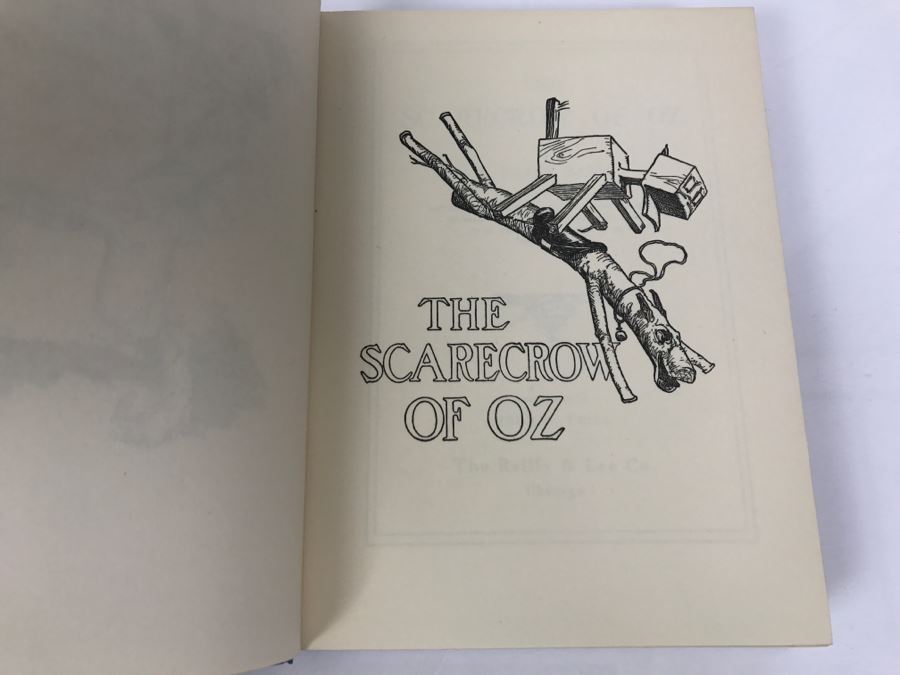 Vintage Hardcover Book The Scarecrow Of Oz By L. Frank Baum The Reilly & Lee Co. [Photo 5]
