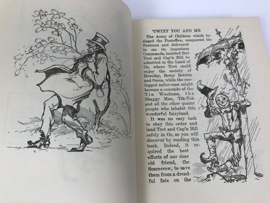 Vintage Hardcover Book The Scarecrow Of Oz By L. Frank Baum The Reilly & Lee Co. [Photo 10]